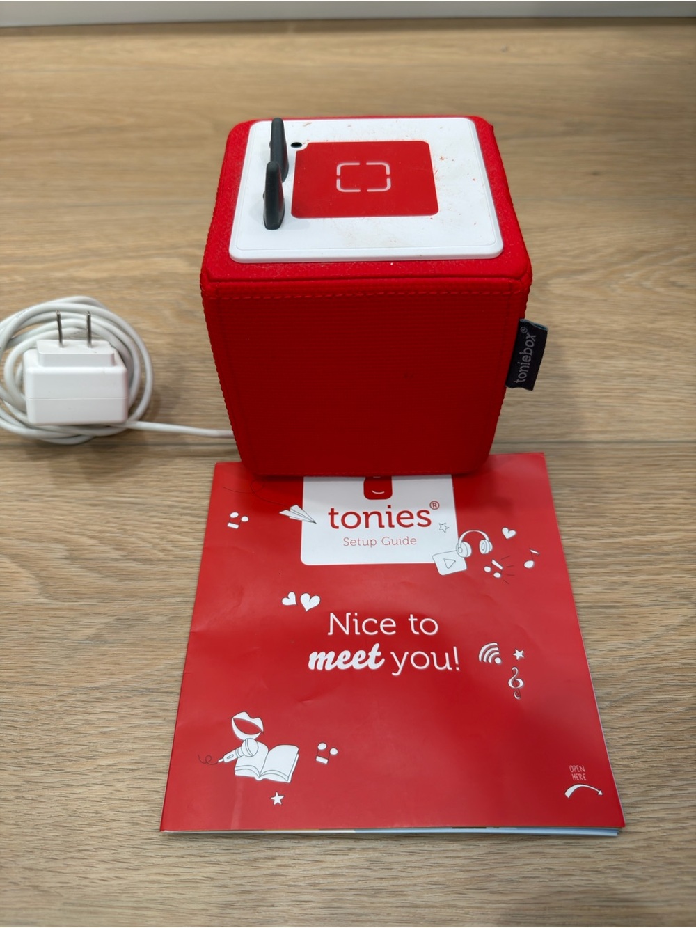 Tonies Red Toniebox Kids Audio Player - Red